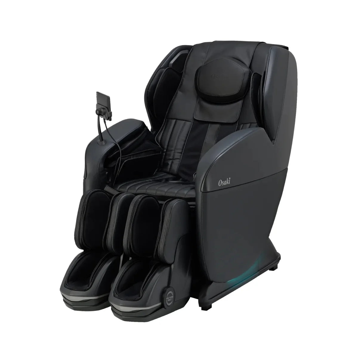 Osaki AI 4D Yoga Flex Massage Chair Black | Luxury Full Body Massage Chair with 4D Flex Mechanism, AI Health Detection, Air Walking Technology, SL Track, and Lumbar Heating | Titan Chair