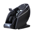 Osaki OS-Pro DuoMax SE 4D and 3D dual mechanism full body massage chair, highlighting its premium luxury design and smart AI health tracking tablet.