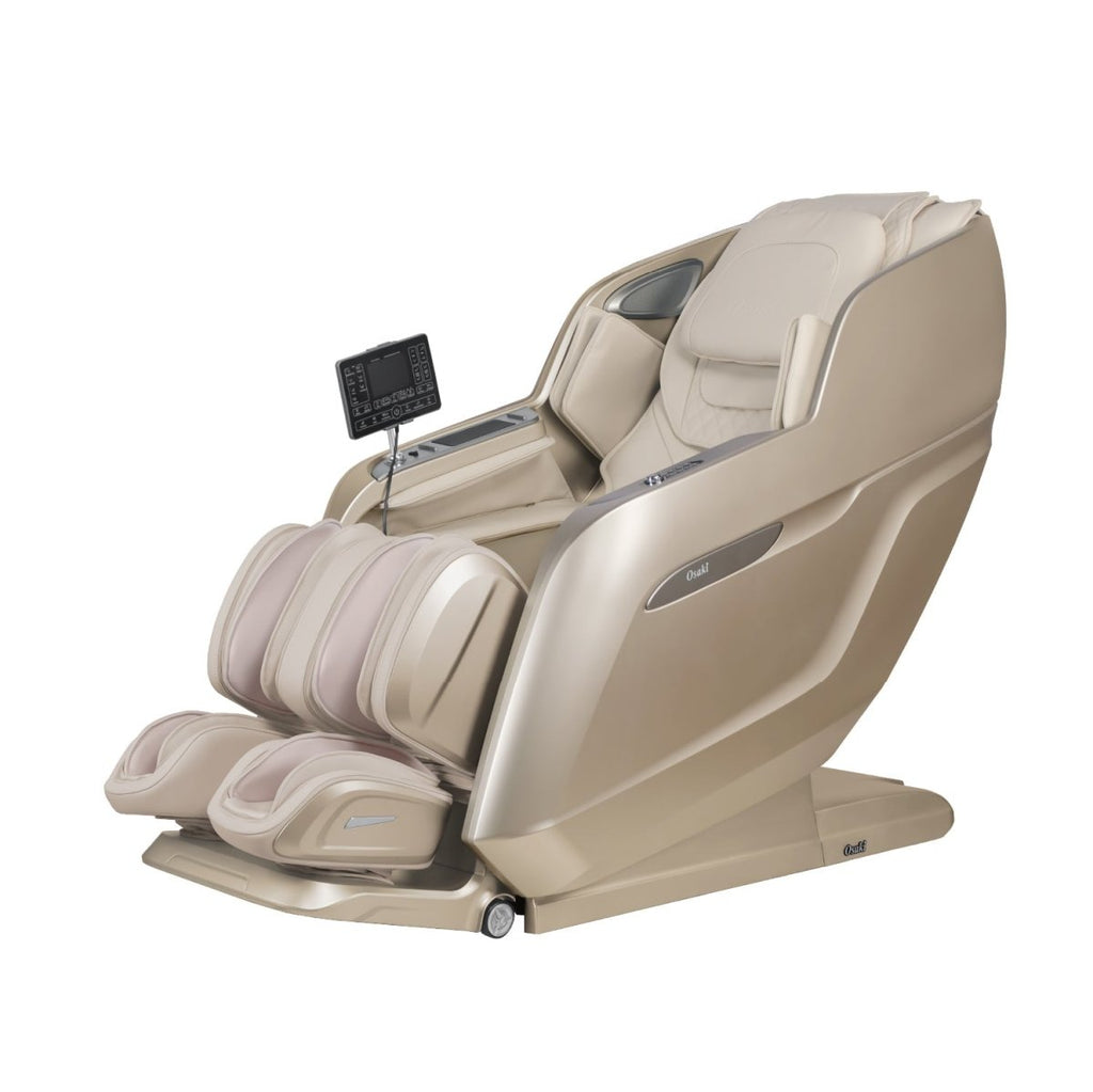 Osaki 4D Achilles Massage Chair Black | Luxury Full Body Massage Chair with 4D Massage Technology, 360 Degree Rotating Footrest, SL Track, Lumbar Heating, and Zero Gravity | Titan Chair