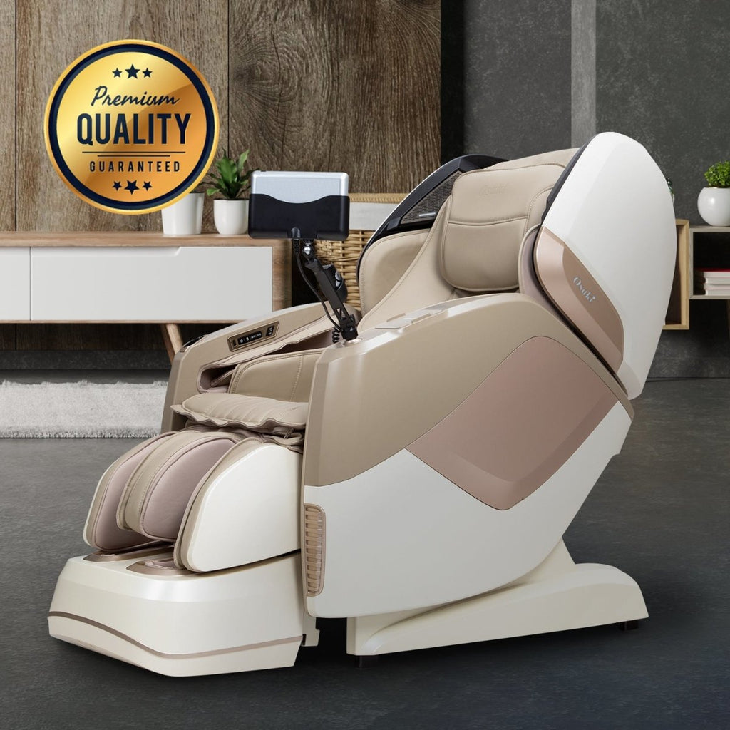 relaxing in the Osaki 4D Maestro LE 2.0 Massage Chair