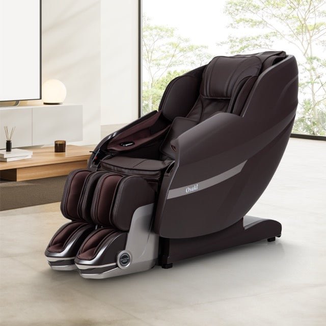 Osaki AI Solo Flex 4D Massage Chair Black | Full Body Zero Gravity Massage Chair with 4D Massage, Foot Rollers, SL-Track, and AI Wellness Programs | Titan Chair