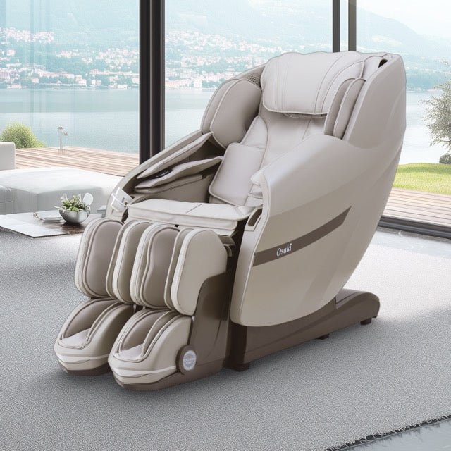 Osaki AI Solo Flex 4D Massage Chair | Full Body Zero Gravity Massage Chair with 4D Massage, Foot Rollers, SL-Track, and AI Wellness Programs | Titan Chair