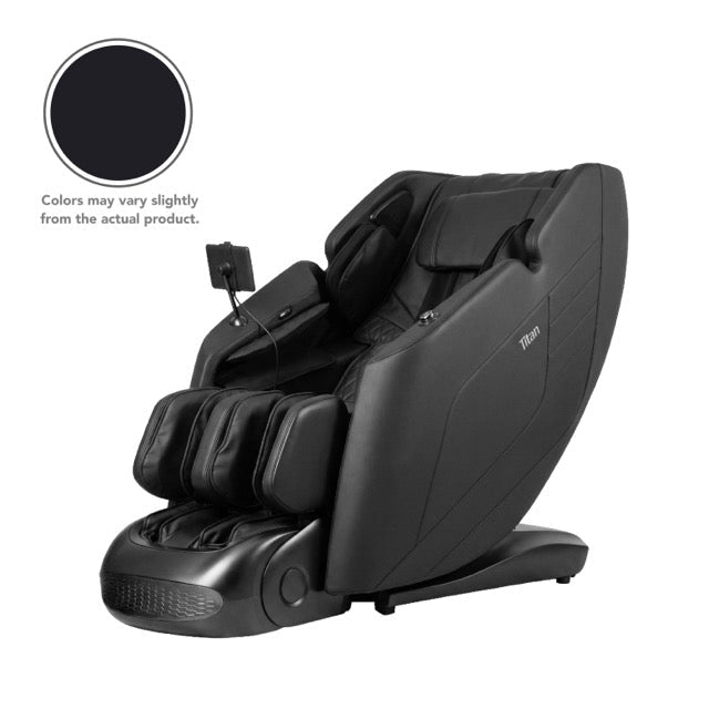 Titan Ignite Sync Massage Chair Black | Full Body Zero Gravity Massage Chair with SL Track and Foot Rollers | Titan Chair